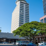 Ala Moana office building - View from Keeaumoku St.